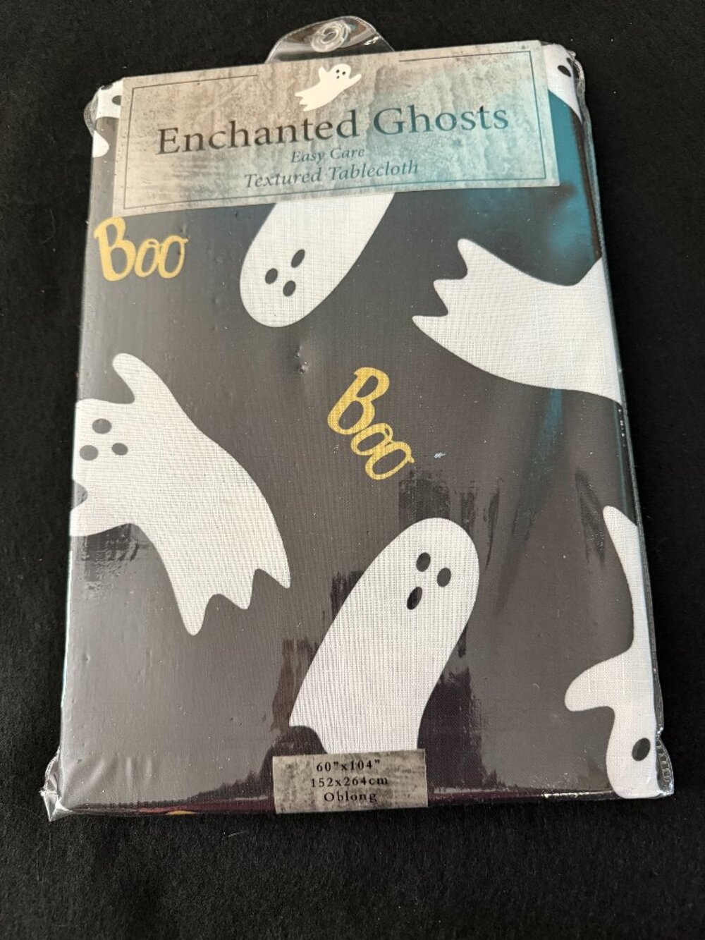 Halloween Ghost Polyester Tablecloth 60x84